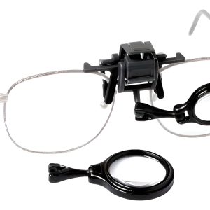 Visor Clip Ajustable Lupas 5x Y 8x Para Lentes De Aumento