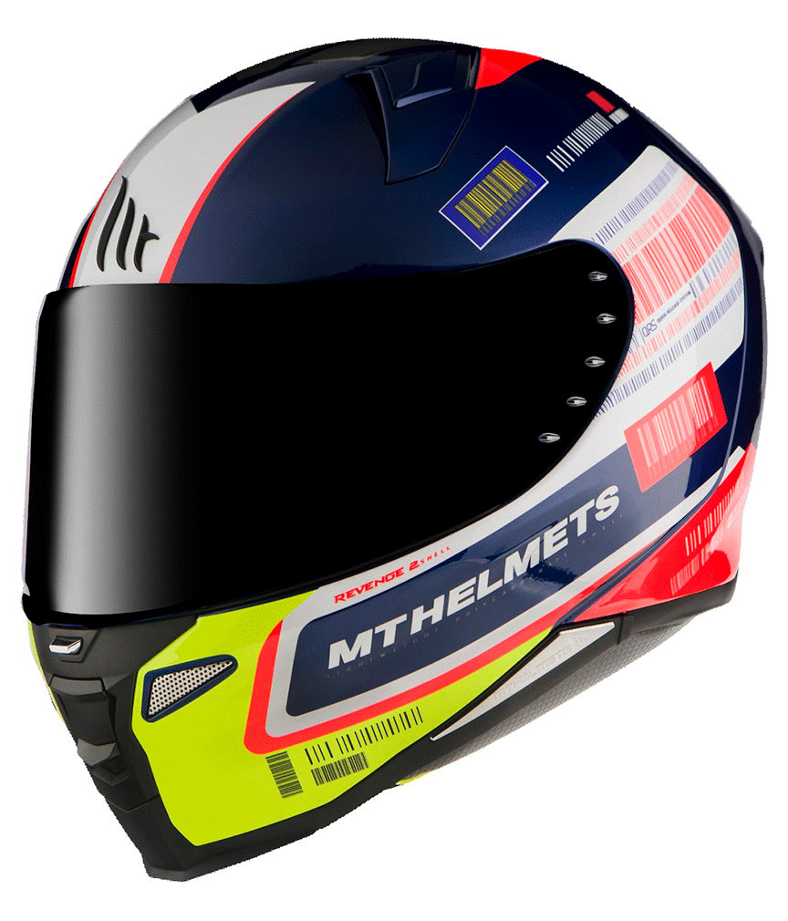 Casco MT FF110 REVENGE 2 RS A0 GLOSS PEARL BLUE Integral