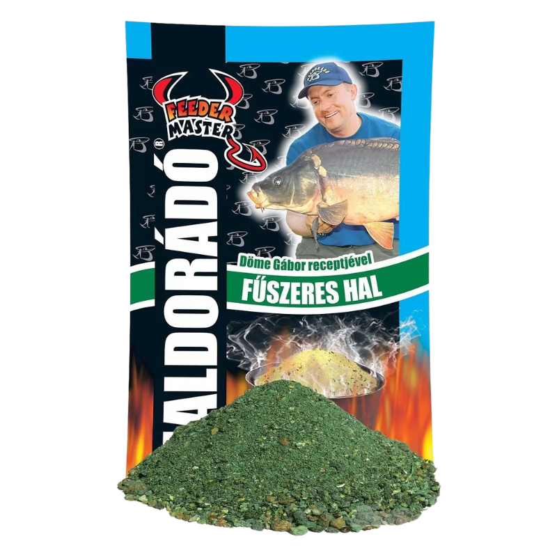 Haldorado Groundbait Feeder Master Green Betain Pescado Picante - Imagen 2